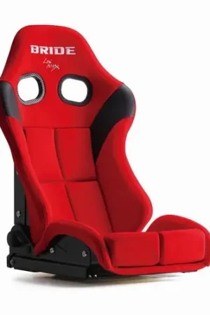 Bride STRADIA III Low Max Reclinable Seat Black Carbon Super Aramid Shell w/ Red Fabric and Low Cushion Special Offer