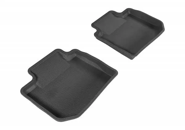 3DMaxpider Rear All-Weather Floor Liner Set Black 2015-2021 WRX / 2015-2021 STI / 2012-2016 Impreza / 2013-2017 Crosstrek XV Hot Deal