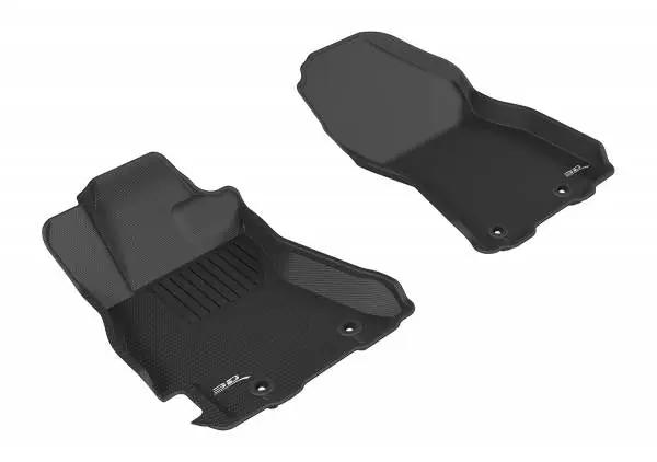 Fresh Stock 3DMaxpider Front All-Weather Floor Liner Set Black 2015-2019 Legacy / 2015-2019 Outback