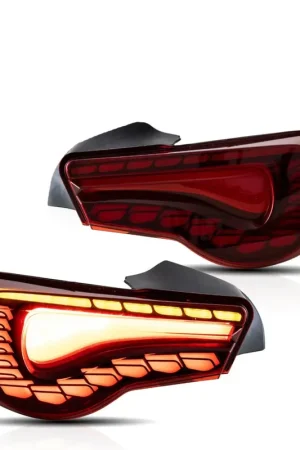 Molded Innovations Phantom Series Stepped Style Sequential Gen2 LED Tail Lights w/ Red Lens 2013-2021 BRZ / 2013-2016 FRS Viral