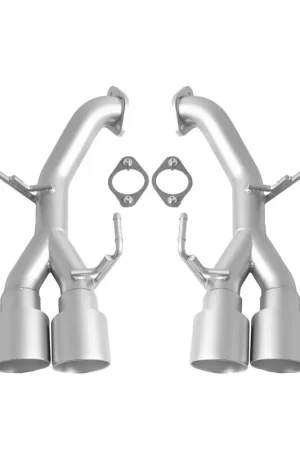 cp-e Austenite Axle Back Exhaust w/ Titan 4" Double Wall Tips 2015-2018 STI / 2015-2021 WRX Professional Grade