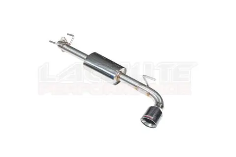 Free Delivery Lachute Performance Stainless Steel Muffled Axle Back w/ Carbon Cover and Double Wall Polished Tip 2017-2022 Impreza Hatchback
