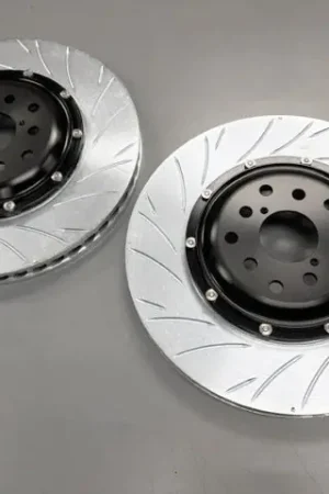 Affordable Rotora Street Challenge Slotted 2pc. Front Rotor Pair 2018-2021 STI / 2024-2025 WRX TR w/ Brembo