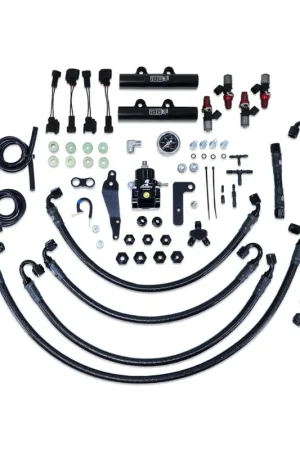IAG PTFE Fuel System Kit w/ Lines, Rails, FPR and ID 1050cc Injectors 2008-2014 WRX / 2008-2021 STI Direct From Manufacturer