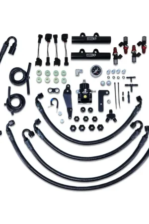 Top Pick IAG PTFE Flex Fuel System Kit w/ Lines, Rails, FPR and ID 1300cc Injectors 2008-2014 WRX / 2008-2021 STI