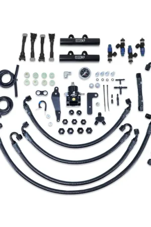 IAG PTFE Fuel System Kit w/ Lines, Rails, FPR and FIC 1650cc Injectors 2008-2014 WRX / 2008-2021 STI High Quality