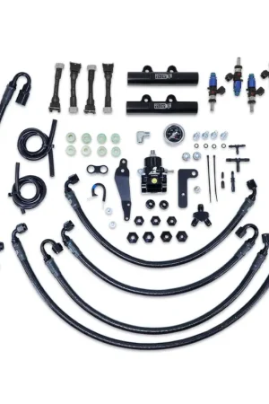 IAG PTFE Flex Fuel System Kit w/ Lines, Rails, FPR and FIC 1200cc Injectors 2008-2014 WRX / 2008-2021 STI One Day Deal