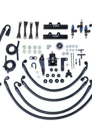 IAG PTFE Flex Fuel System Kit w/ Lines, Rails, FPR and FIC 1650cc Injectors 2008-2014 WRX / 2008-2021 STI Handmade