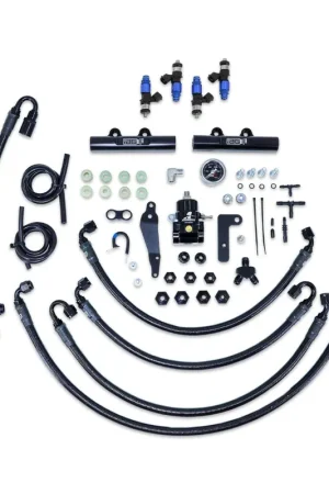 IAG PTFE Flex Fuel System Kit w/ Lines, Rails, FPR and FIC 2150cc Injectors 2008-2014 WRX / 2008-2021 STI Exclusive Offer