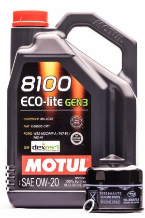 Motul Master Oil Change Kit w/ 0W-20 Eco-lite Oil 2022-2024 WRX Top Pick