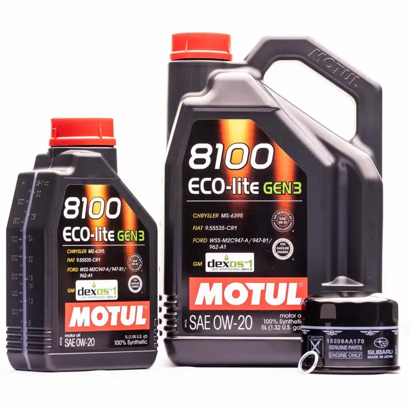 In Demand Motul Master Oil Change Kit w/ 0W-20 Eco-lite Oil 2022-2024 BRZ