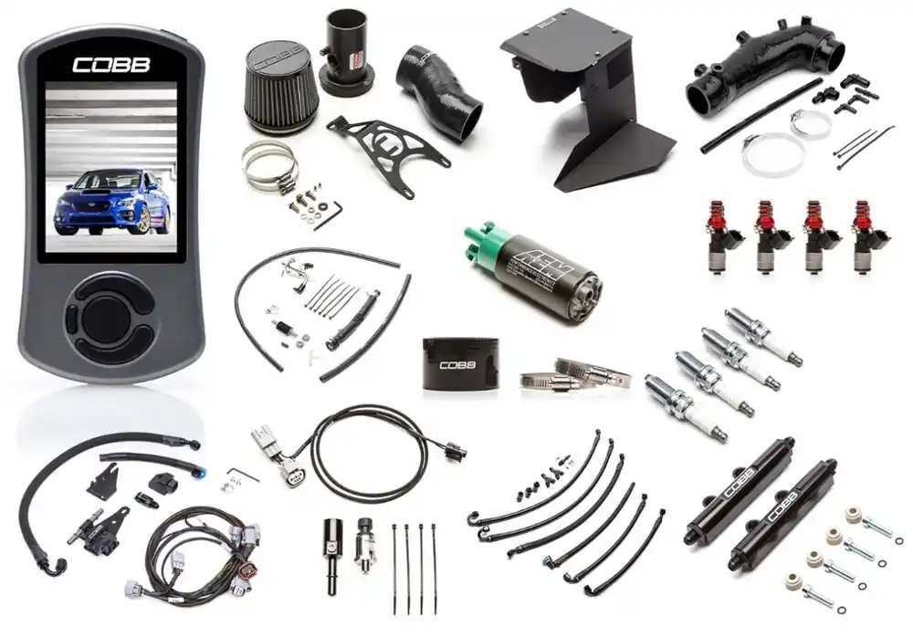 Top Pick COBB NexGen Stage 2 + Flex Fuel Power Package w/ Blue Intake 2015-2018 STI