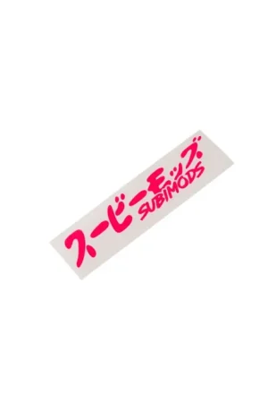 Top Rated Subimods Official "Overseas" Transfer Style Sticker Luminous Pink