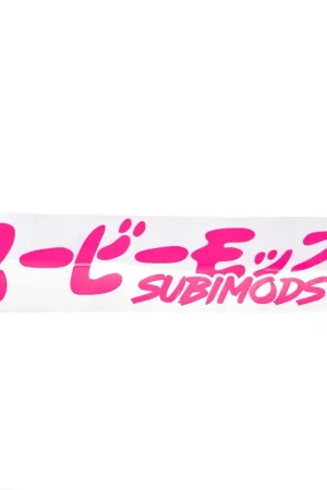 Subimods Official "Overseas Scene Style" Transfer Style Window Banner Luminous Pink Top Rated