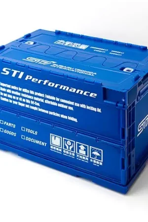 Low Price Subaru JDM Folding Container Medium Blue