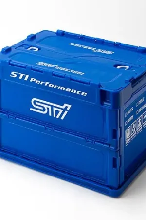 Subaru JDM Folding Container Small Blue Trending
