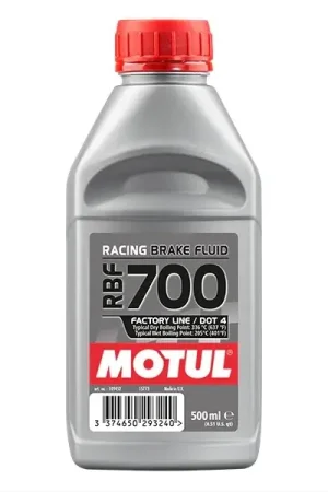 Motul RBF700 Factory Line Synthetic Brake Fluid DOT 4 500ML Bottle Time-Limited