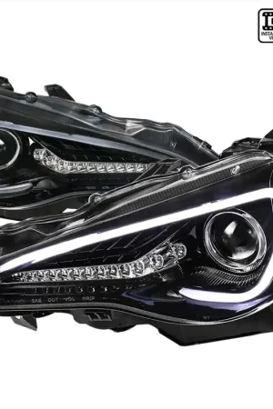 Limited Time Spec-D LED Bar Projector Headlights Glossy Black 2013-2016 BRZ / 2013-2016 FRS