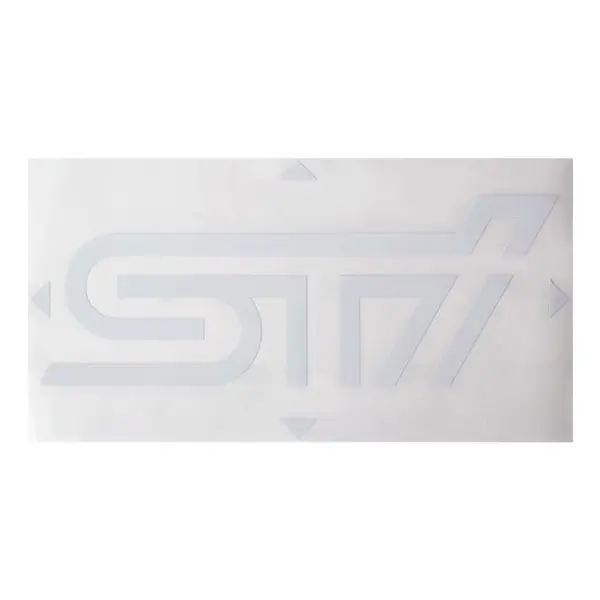 Certified Subaru JDM STI Decal Type D White