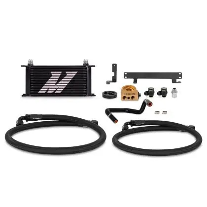 Free Delivery Mishimoto Black Thermostatic Oil Cooler Kit 2022-2025 WRX