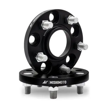 Free Delivery Mishimoto Black Wheel Spacer Pair 20mm / 5x114.3