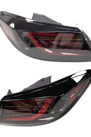 Trusted Brand Molded Innovations CS Style Sequential LED Tail Lights Smoke Lens w/ Black Base & Red Bar 2022-2024 BRZ / 2022-2024 GR86