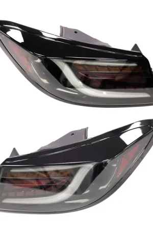 Factory Price Molded Innovations CS Style Sequential LED Tail Lights Smoke Lens w/ Black Base & White Bar 2022-2024 BRZ / 2022-2024 GR86