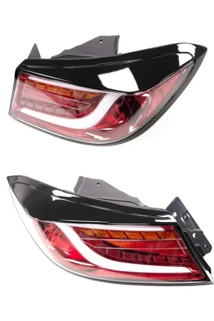 Crafted Molded Innovations CS Style Sequential LED Tail Lights Clear Lens w/ Red Base & White Bar 2022-2024 BRZ / 2022-2024 GR86
