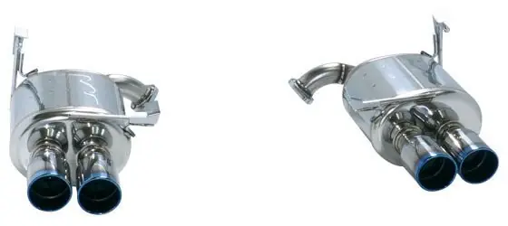 Modern HKS Legamax Premium Axle Back Exhaust 2011-2014 STI Sedan