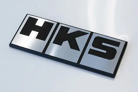 Professional Grade HKS Aluminum Silver Emblem