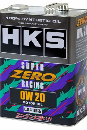 In Demand HKS 0W-20 Super Zero Racing Oil 1L Can