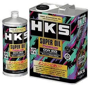 Free Shipping HKS 0W-20 Super Oil Premium 4L Can