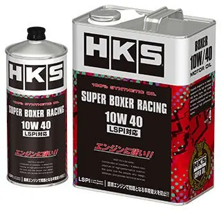 HKS 10W-40 Super Boxer Racing Oil 4L Can In Demand