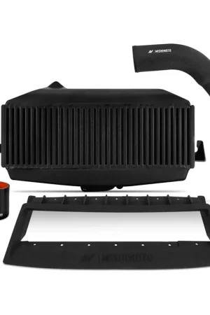 Mishimoto Top Mount Intercooler Black w/ Black Charge Pipe Kit 2022-2024 WRX Low Price