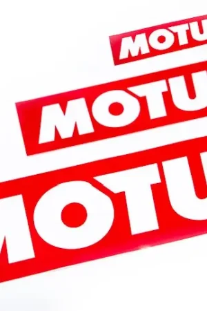 Deal Motul Box Style Slap Sticker Red w/ White Logo