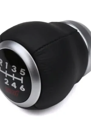 Cheap Subaru JDM STI Leather Shift Knob w/ White Shift Pattern 2013-2021 BRZ