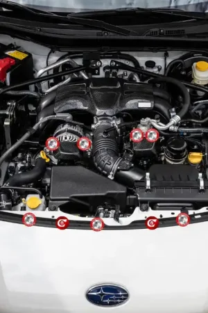 Compressive Engine Dress-up Clips 16 Piece Complete Kit 2022-2024 BRZ Same Day Shipping