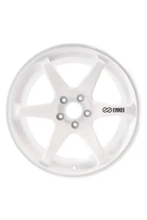 New Arrival Enkei T6R Vanquish White 18x9.5 5x114.3 38mm Offset