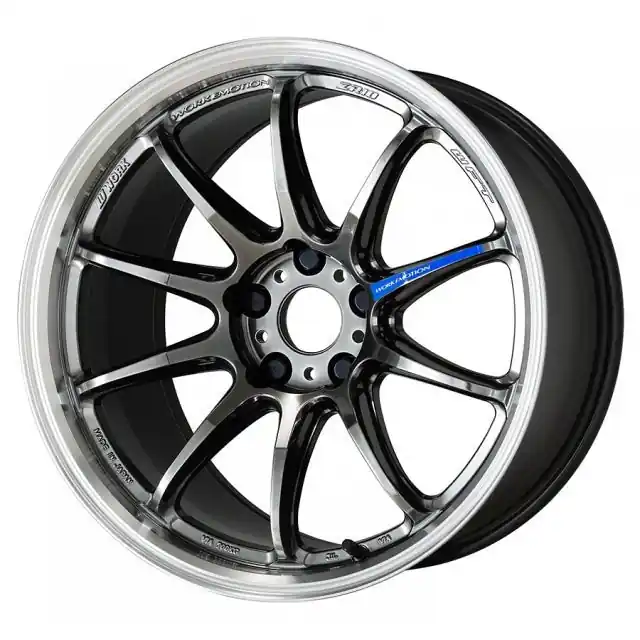 Affordable WORK Emotion ZR10 Glim Black Diamond Rim Cut 18x8.5 +38mm 5x114.3