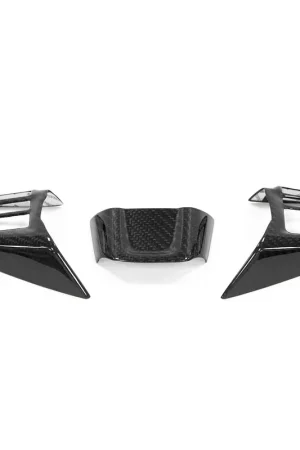 Worldwide Shipping Molded Innovations Dry Carbon Steering Wheel Insert Cover Pack 2022-2024 WRX w/ CVT Transmission