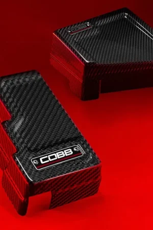 COBB Redline Gloss Carbon Fiber Fuse Box Cover Kit 2022-2025 WRX Buy Direct