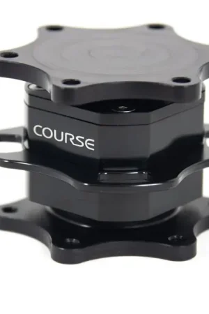 Course Motorsports Steering Wheel Quick Release Black Body w/ Black Ring Markdown