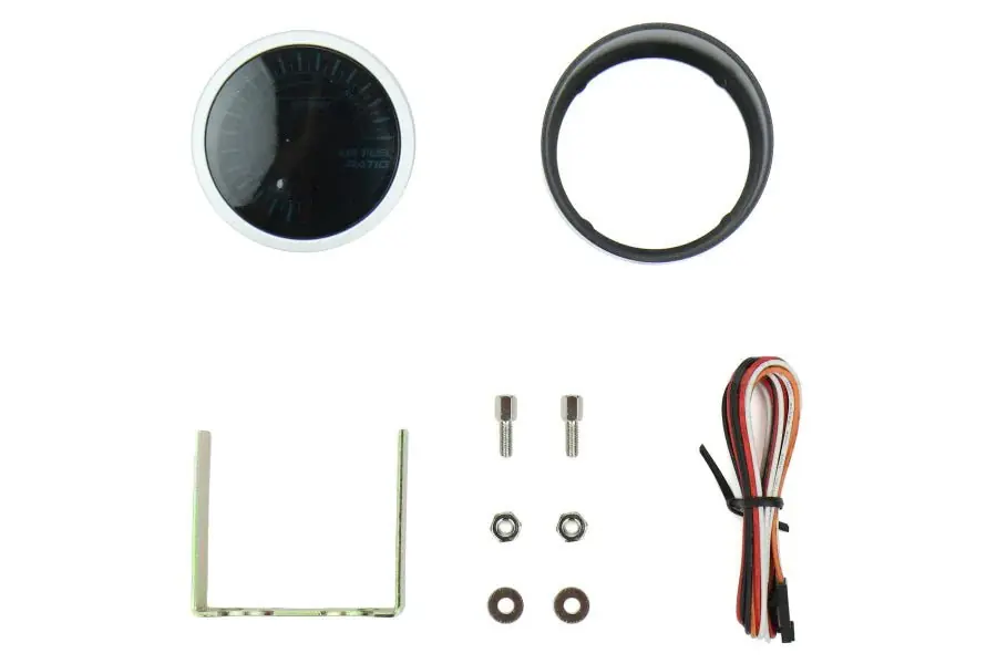 Warranty Included Prosport Performance Series Amber / White Analog Narrowband Air Fuel Gauge 52MM