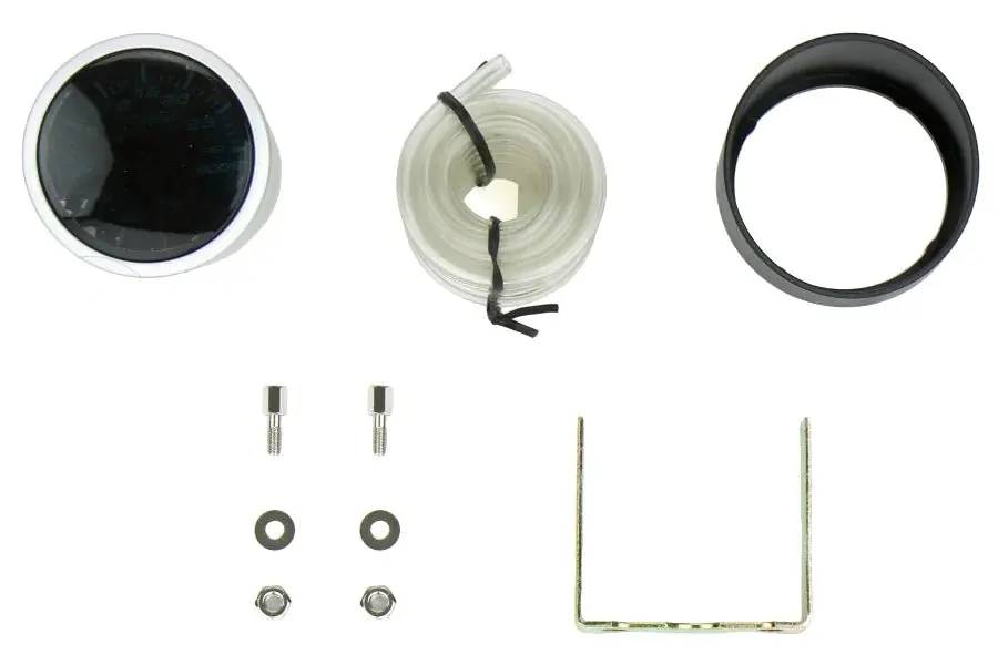 Prosport Performance Series Amber / White Mechanical Boost Gauge 52MM Top Pick