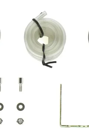 Fresh Stock Prosport Performance Series Amber / White Mechanical Vacuum Gauge w/ PVC Hose 52MM