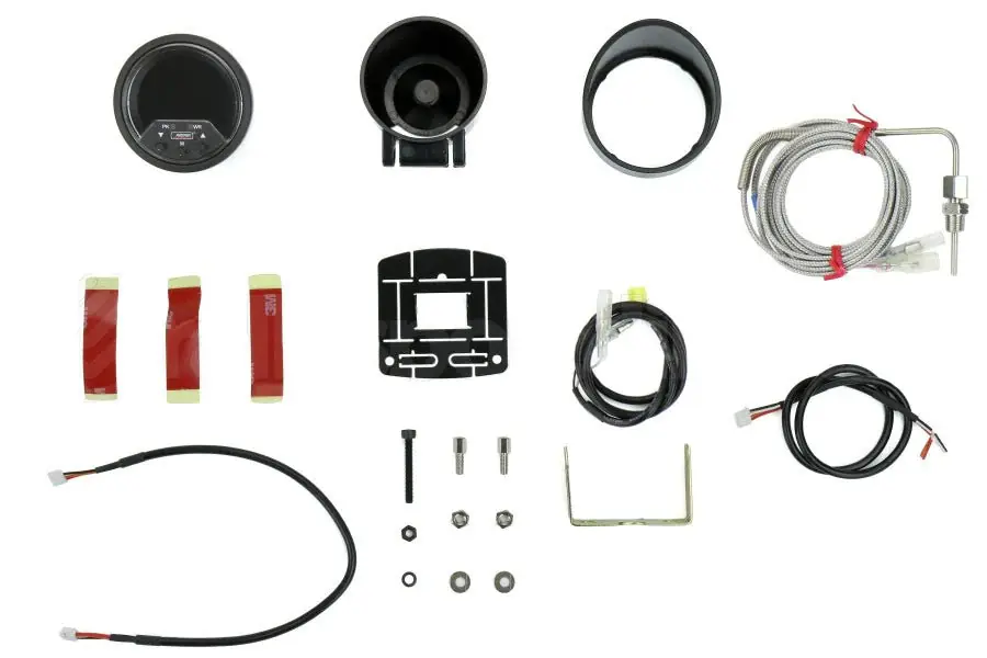 Prosport Premium EVO Series Multi Color Electronic Exhaust Gas Temperature "EGT" Gauge 52MM Professional Grade