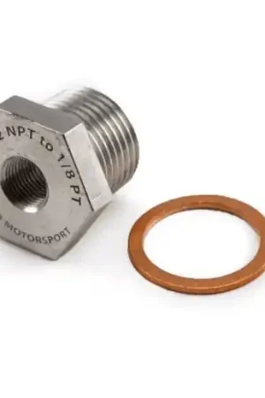 Mega Sale Killer B Motorsport Oil Temperature Sensor Adapter 1/2NPT to 1/8PT