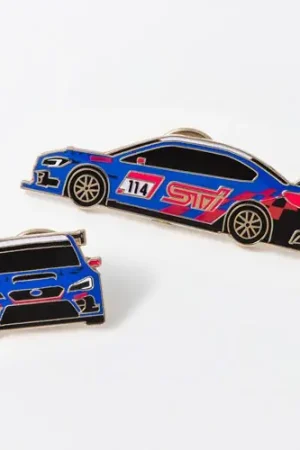 Subaru JDM STI Pin Badge Set (NBR Challenge STI) Discount