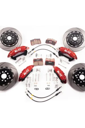 Same Day Shipping Blitz 6/4 Piston Big Brake Kit w/ Street Series Pads 2013-2024 BRZ / 2022-2024 GR86