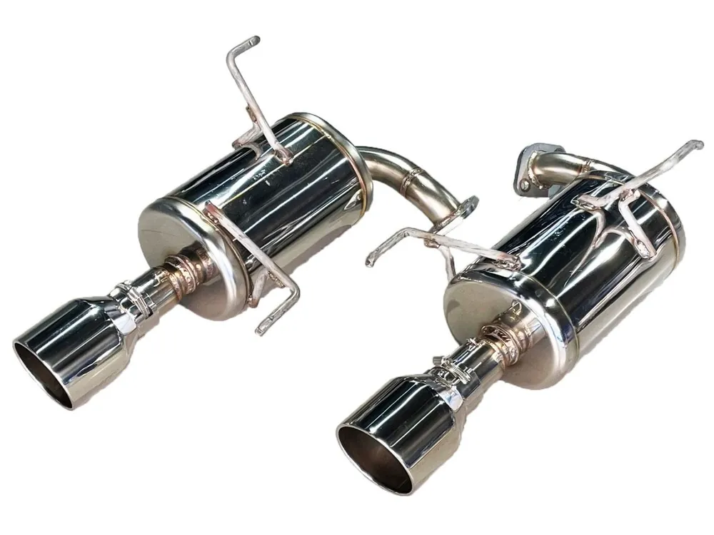 Premium Blitz NUR-SPEC Custom Series Axle Back Exhaust w/ Polished Stainless Tips 2022-2024 WRX